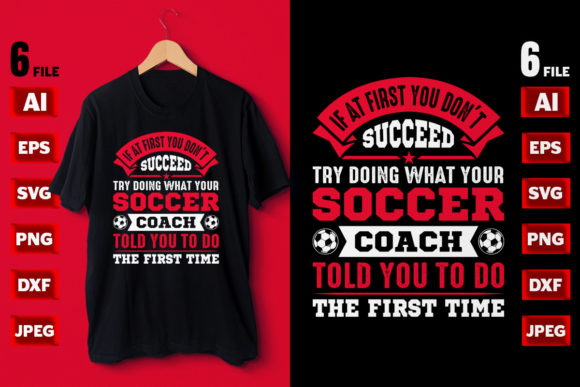 Creative Soccer Typography T-shirt Design for Local Brands