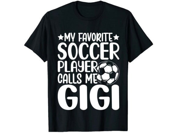 Favorite Soccer Player T-Shirt: A Bold Graphics Asset