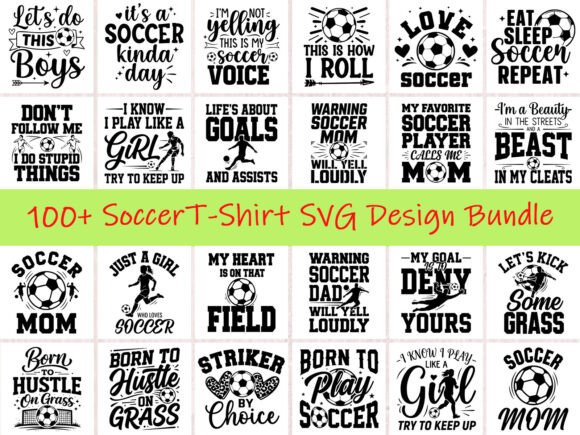Funny Soccer T-Shirt SVG Bundle: A Must-Have for Creative Design