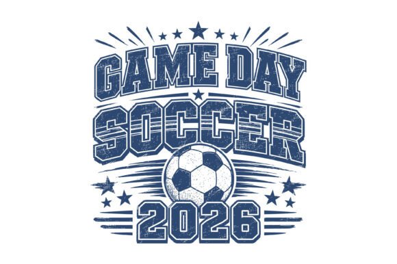 Game Day Soccer 2026 PNG: A Versatile Graphics Asset for T-Shirt Designs