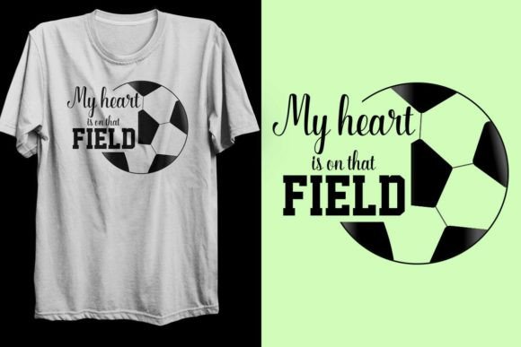 MY HEART is THAT FIELD: A T-Shirt Design for Local Brands