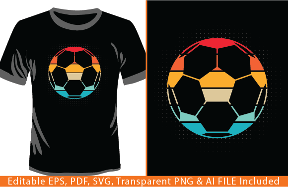 Review: Soccer Player Gifts Funny Ball Retro Graphics for T-Shirt Designs
