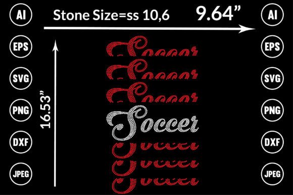 Review: Soccer Rhinestone Templates for T-Shirt Designs