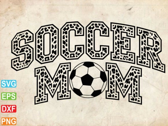 Soccer Mom SVG PNG: Perfect for T-Shirt Designs and Graphics