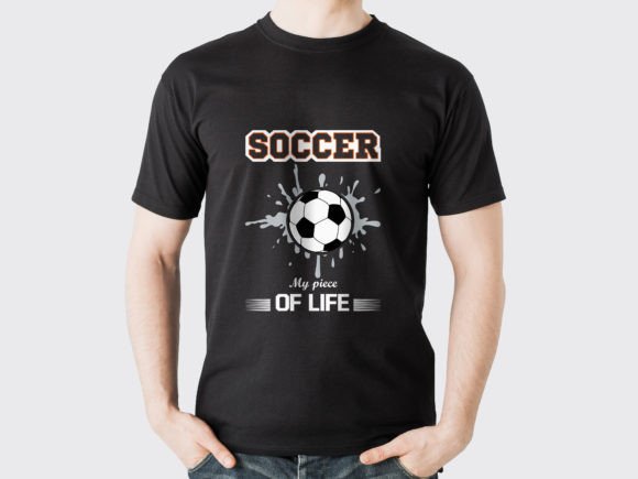 Soccer Piece of My Life T-Shirt Design: A Versatile Graphic Asset
